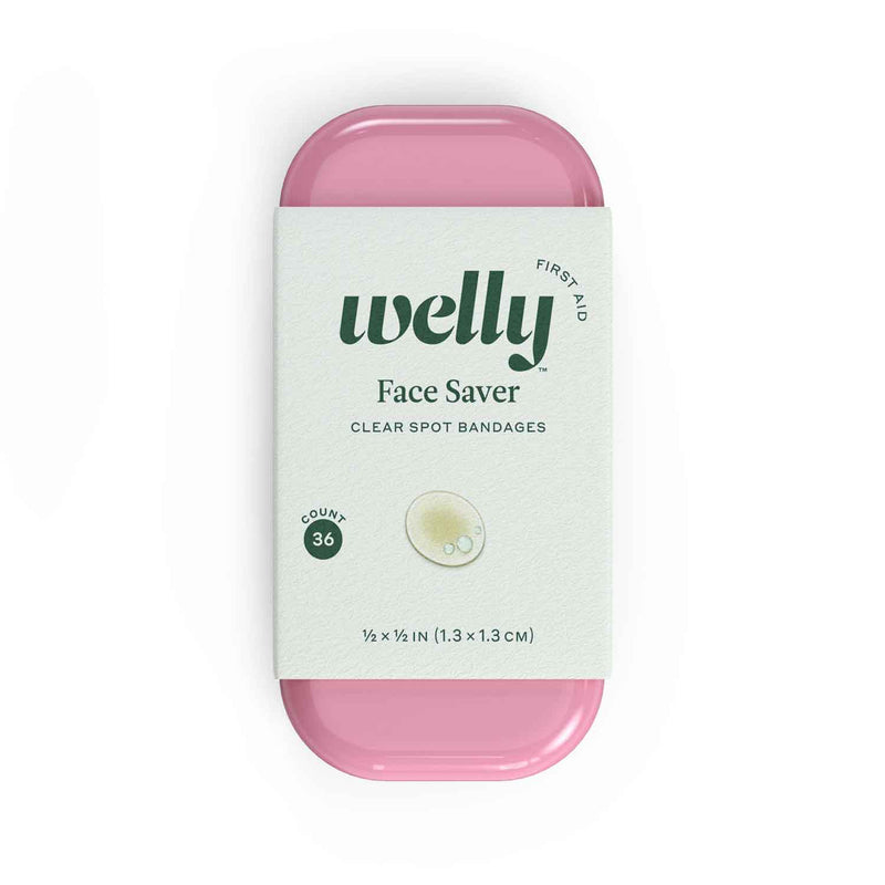 Welly - Clear Spot Bandages pink box white backgrond